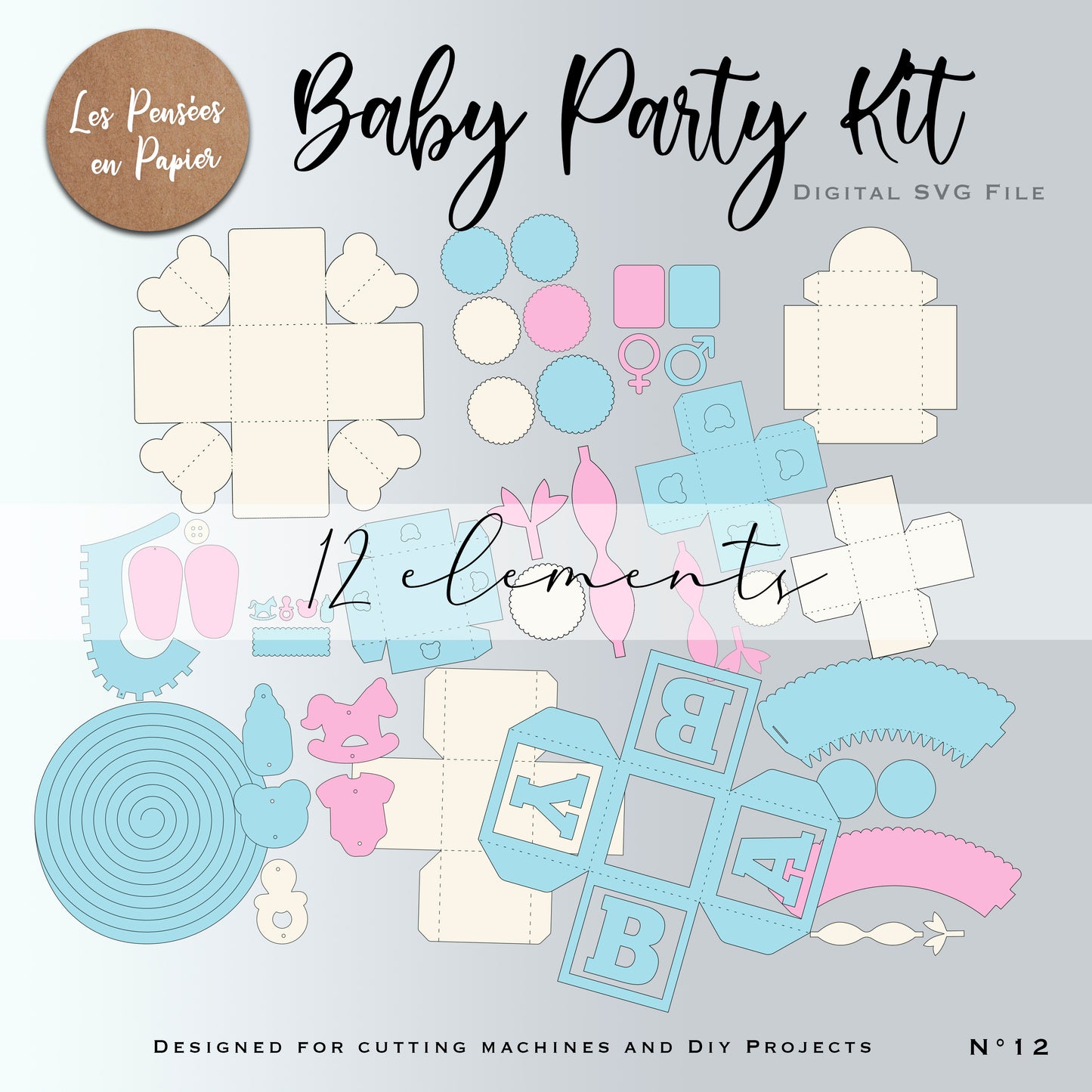 BABY PARTY KIT - SVG