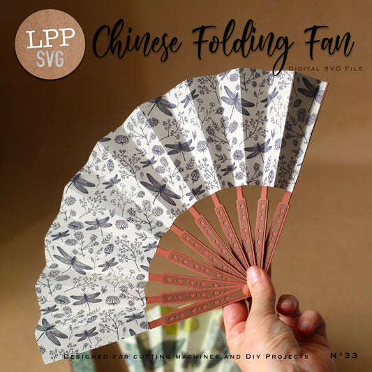 CHINESE FOLDING FAN - SVG