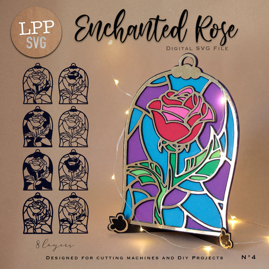 ENCHANTED ROSE - SVG