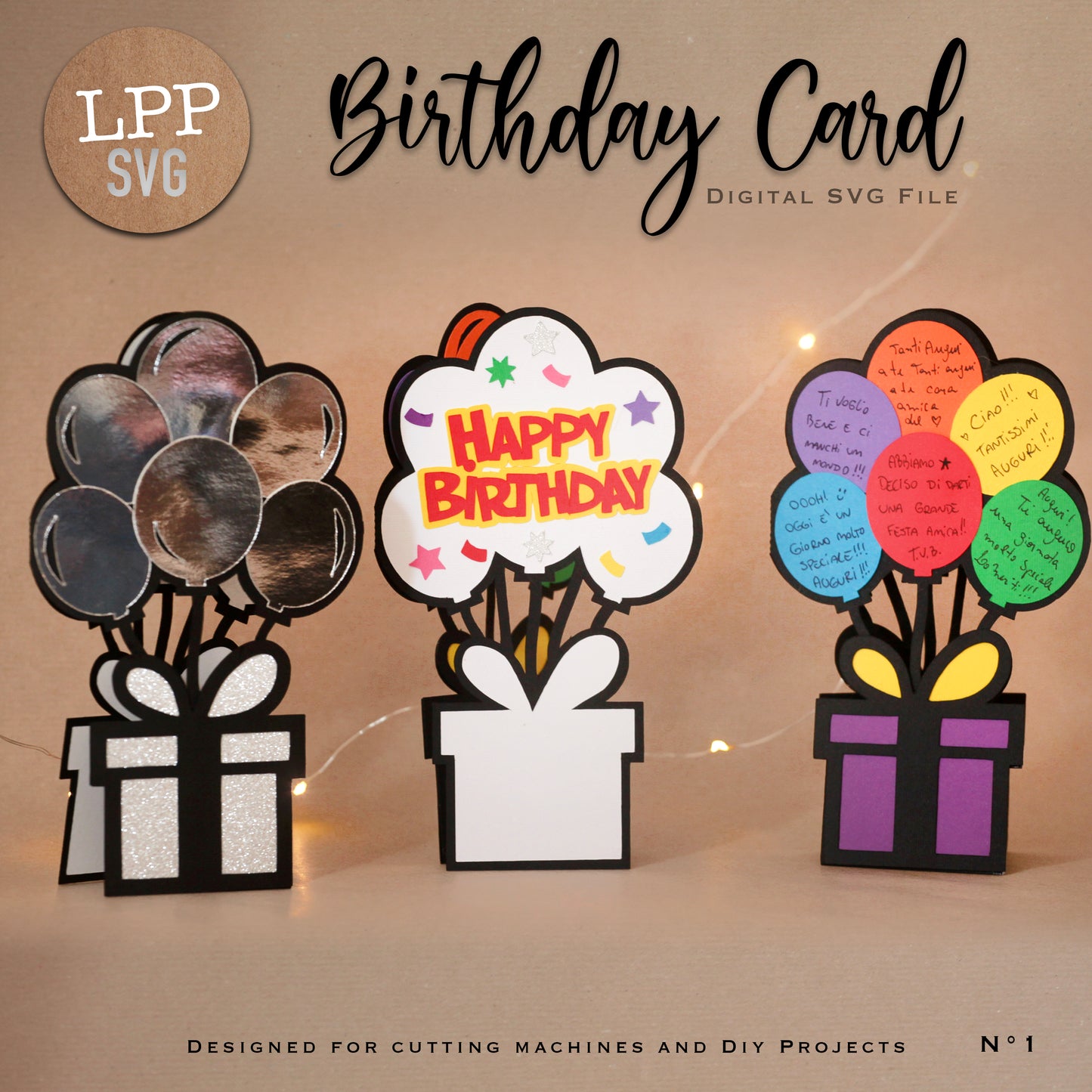 BIRTHDAY CARD - SVG