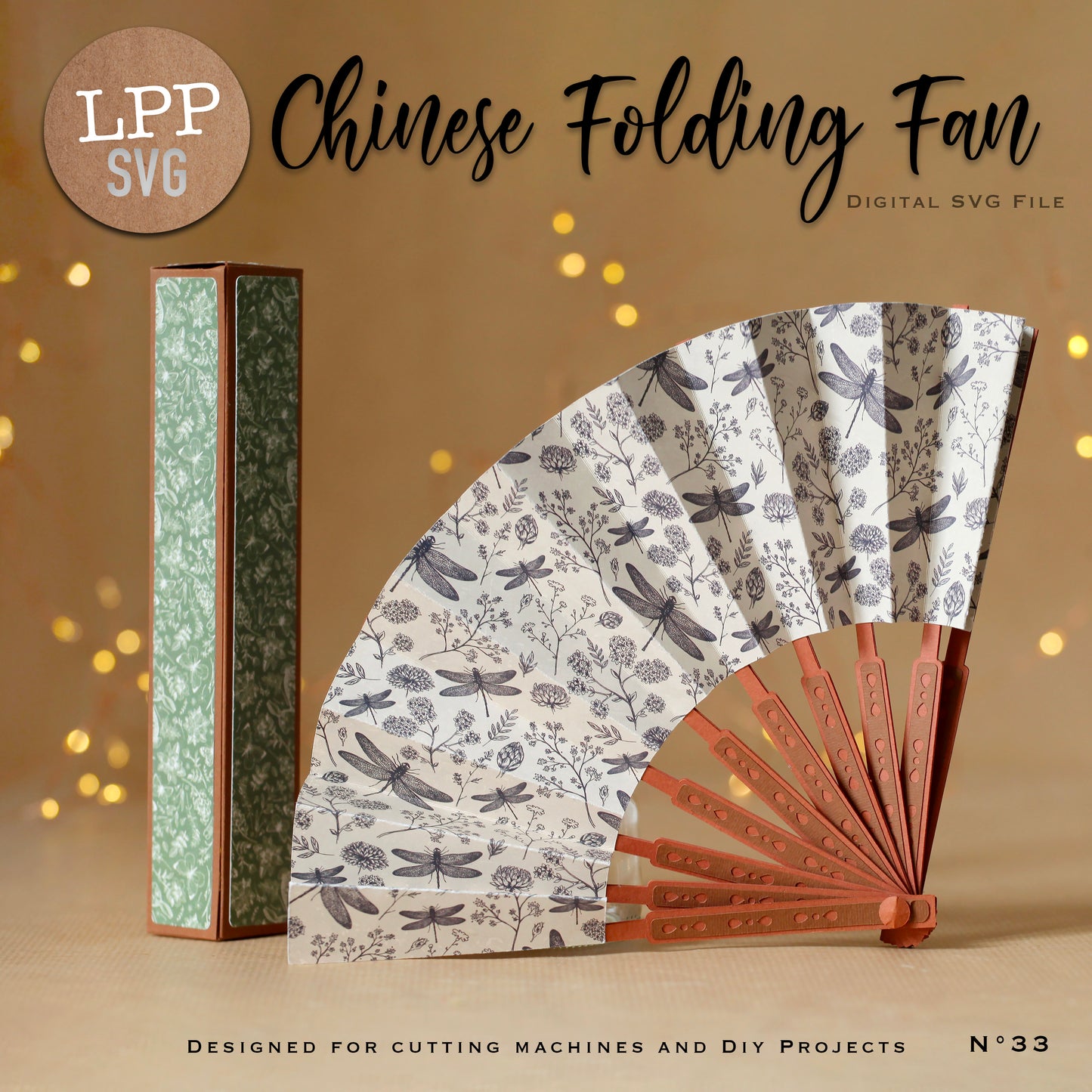 CHINESE FOLDING FAN - SVG