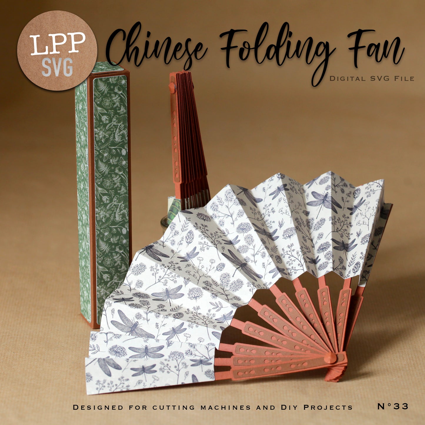 CHINESE FOLDING FAN - SVG