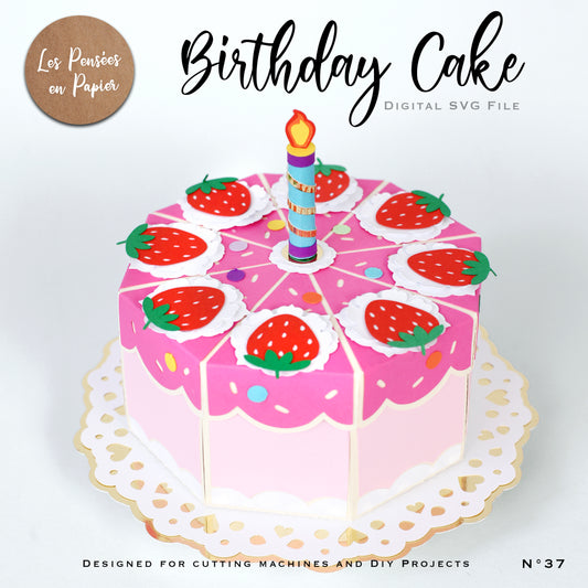 BIRTHDAY CAKE - SVG