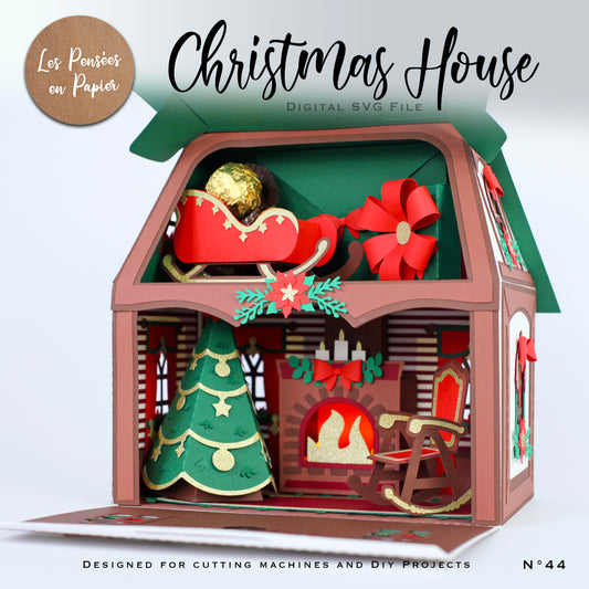 CHRISTMAS HOUSE - SVG