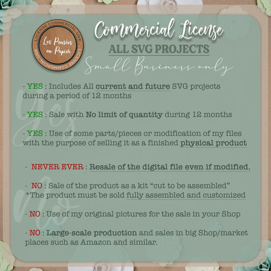 12-Month COMMERCIAL LICENSE - ALL SVG Projects