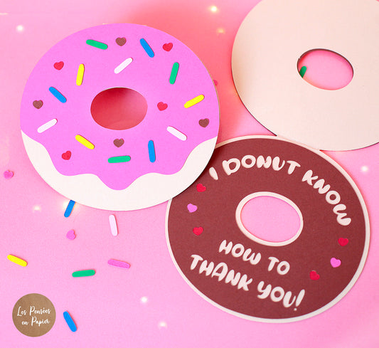 DONUT CARD - Free SVG