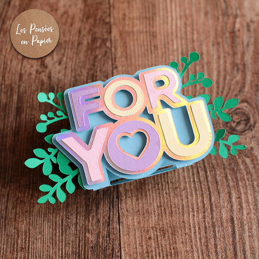 FOR YOU - Free SVG