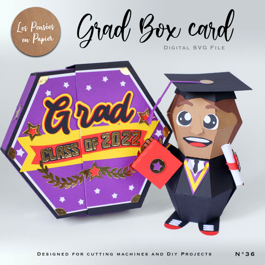 GRAD BOX CARD - SVG