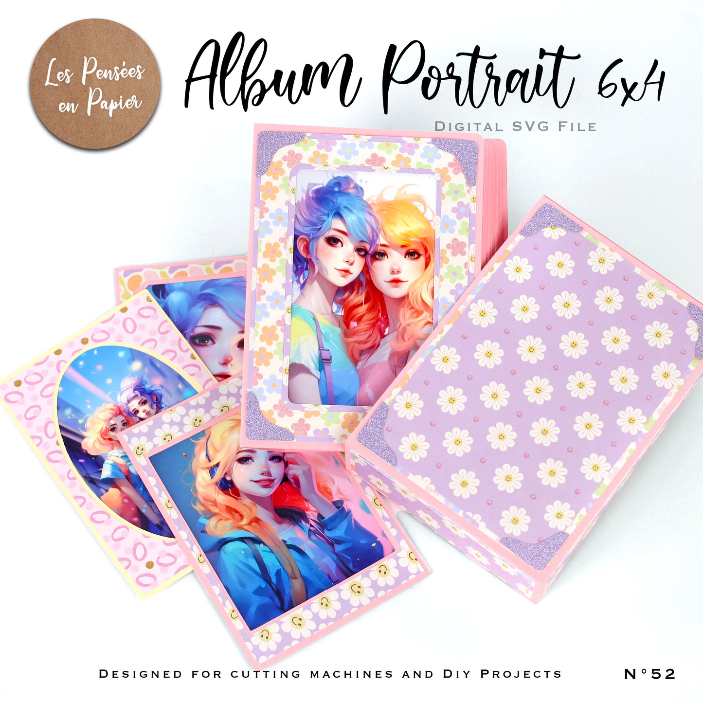 ALBUM PORTRAIT 6x4 - SVG