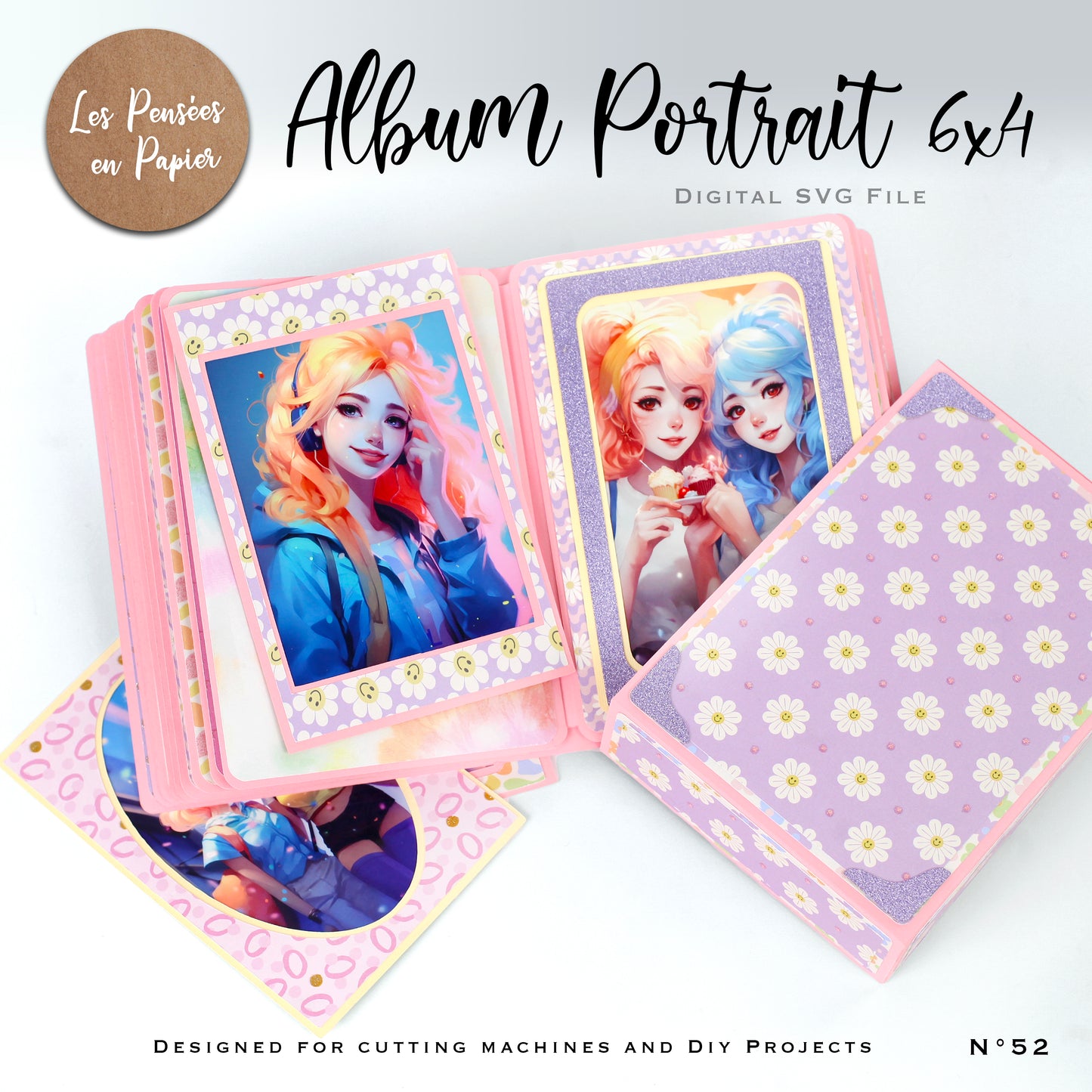 ALBUM PORTRAIT 6x4 - SVG