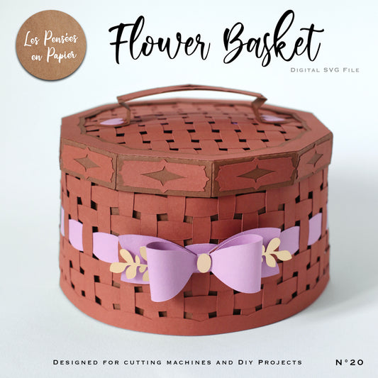 FLOWER BASKET - SVG