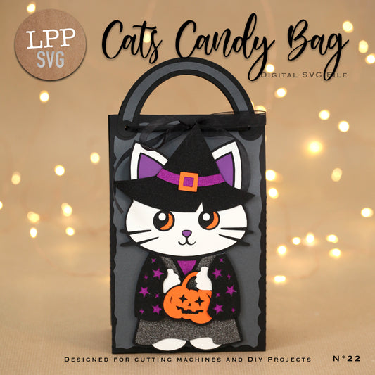 CATS CANDY BAG - SVG