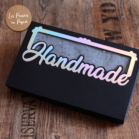 BOX HANDMADE - Free SVG