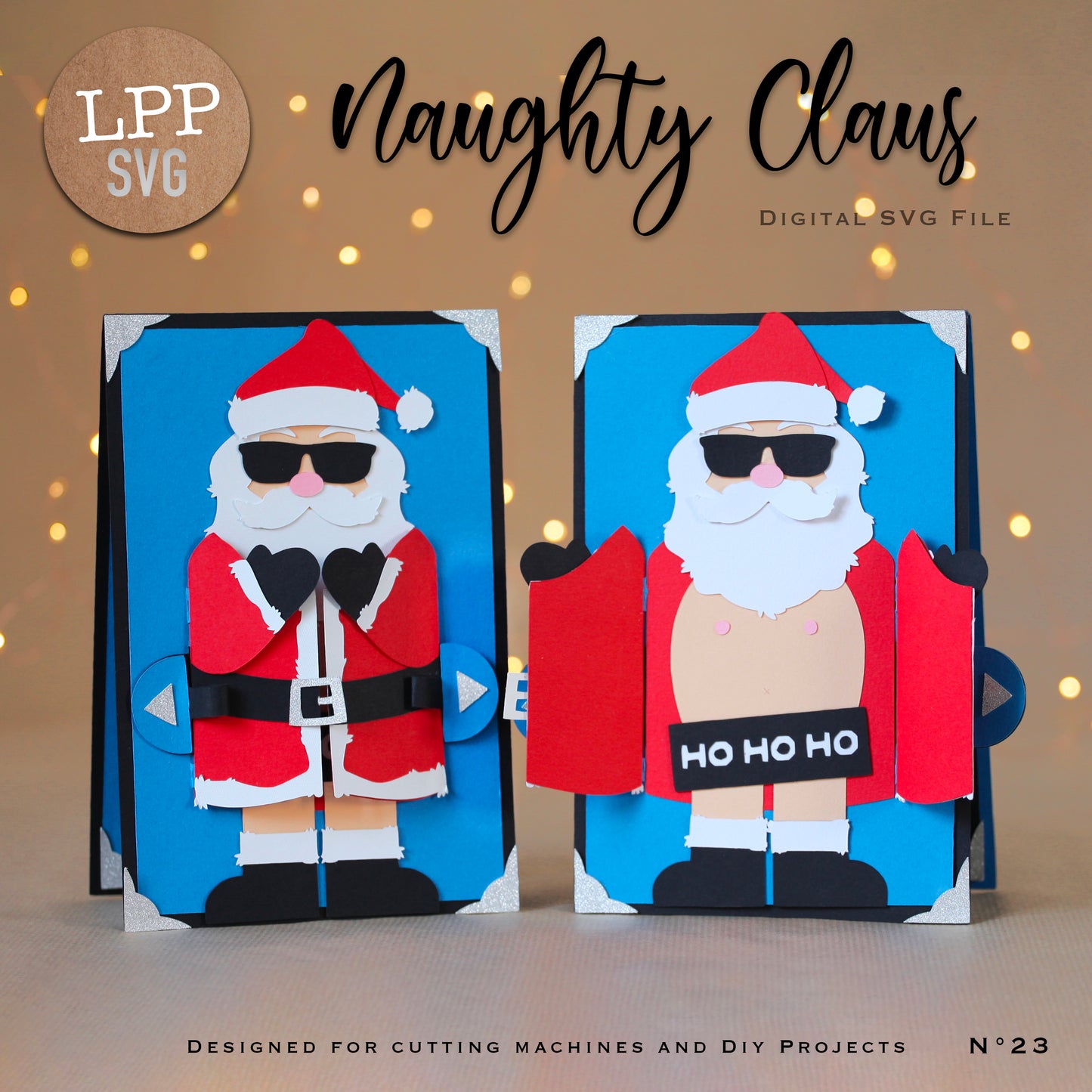 NAUGHTY CLAUS - SVG