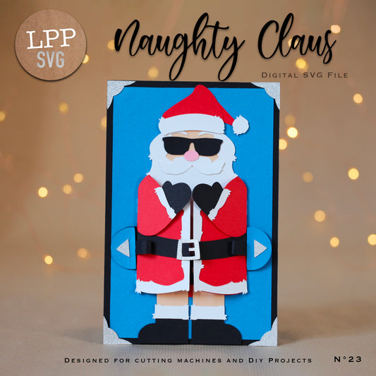 NAUGHTY CLAUS - SVG