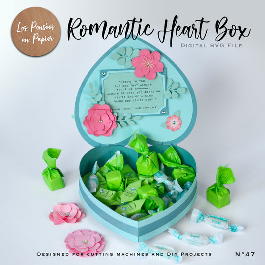 ROMANTIC HEART BOX - SVG