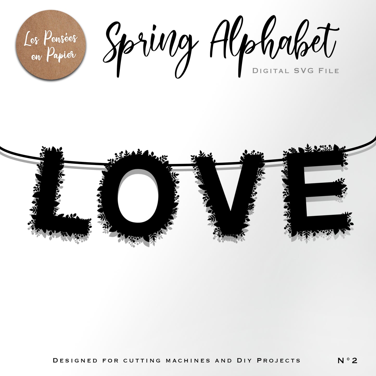 SPRINGH ALPHABET - SVG