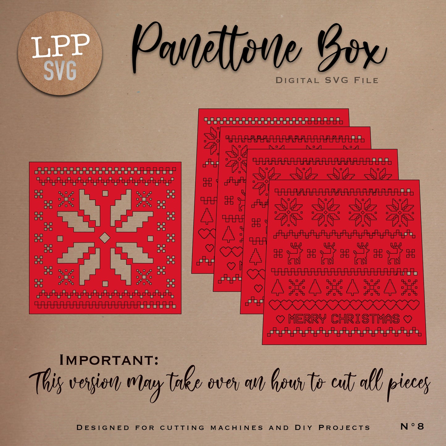 PANETTONE BOX - SVG