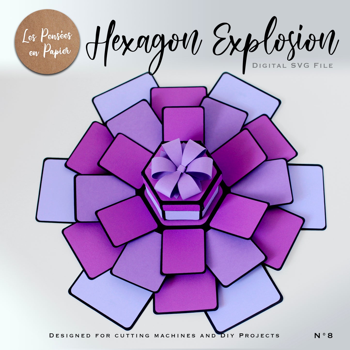HEXAGON Exploding BOX - SVG