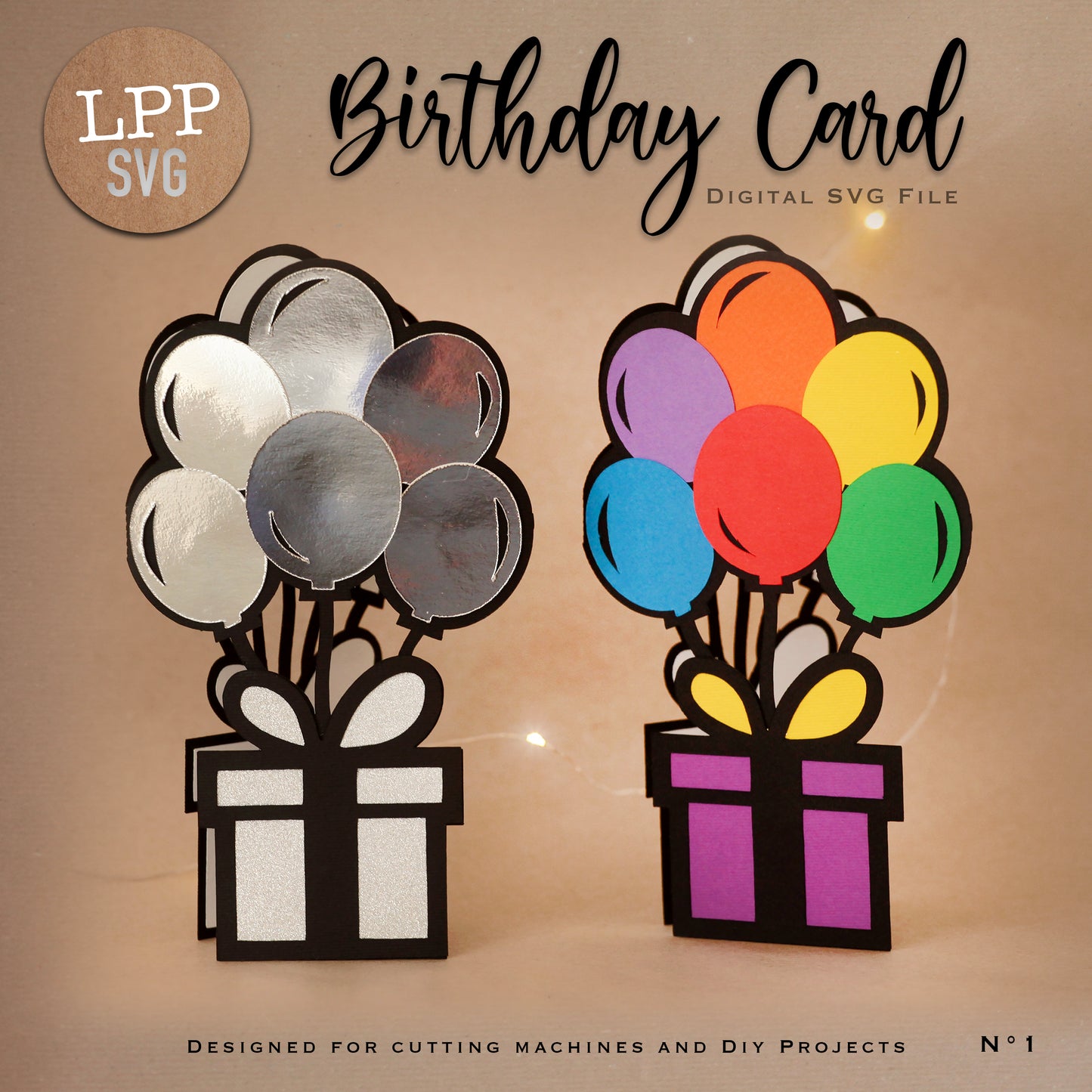 BIRTHDAY CARD - SVG