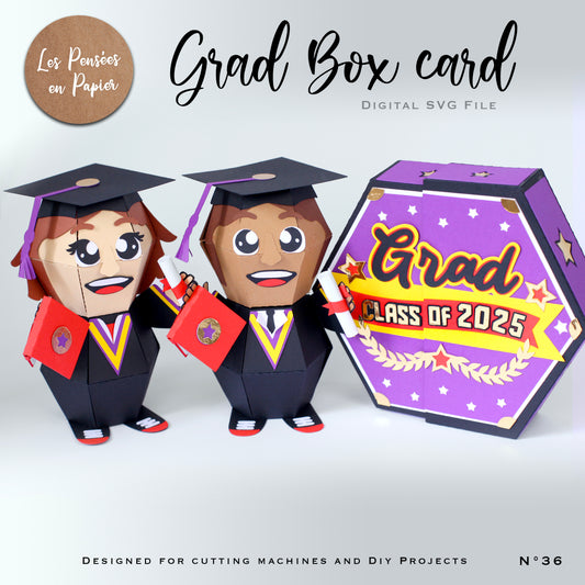 GRAD BOX CARD - SVG