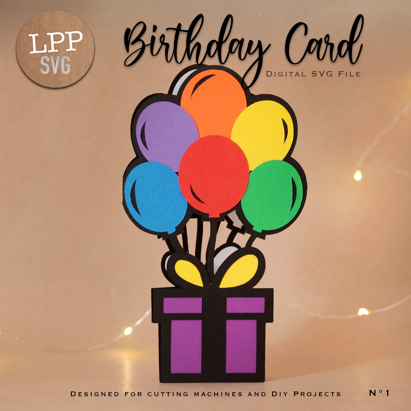 BIRTHDAY CARD - SVG
