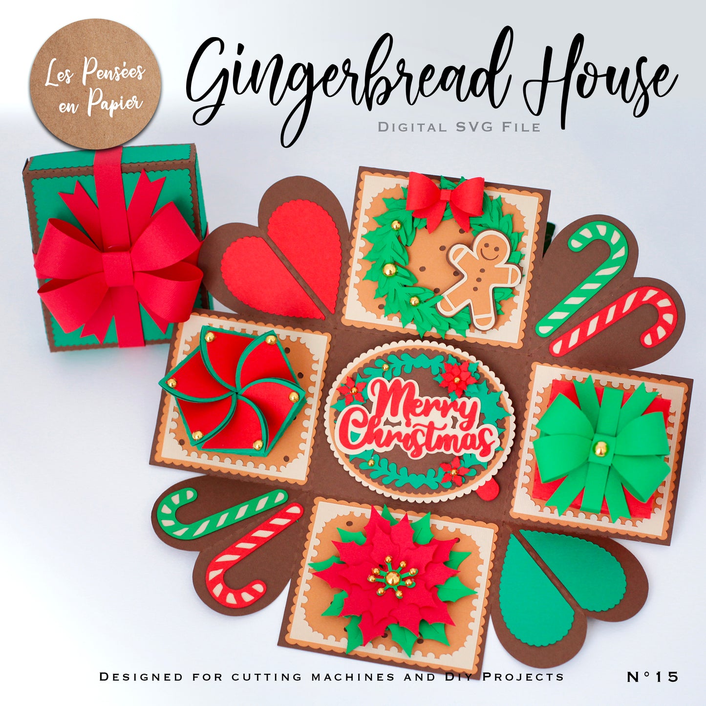 GINGERBREAD HOUSE - SVG