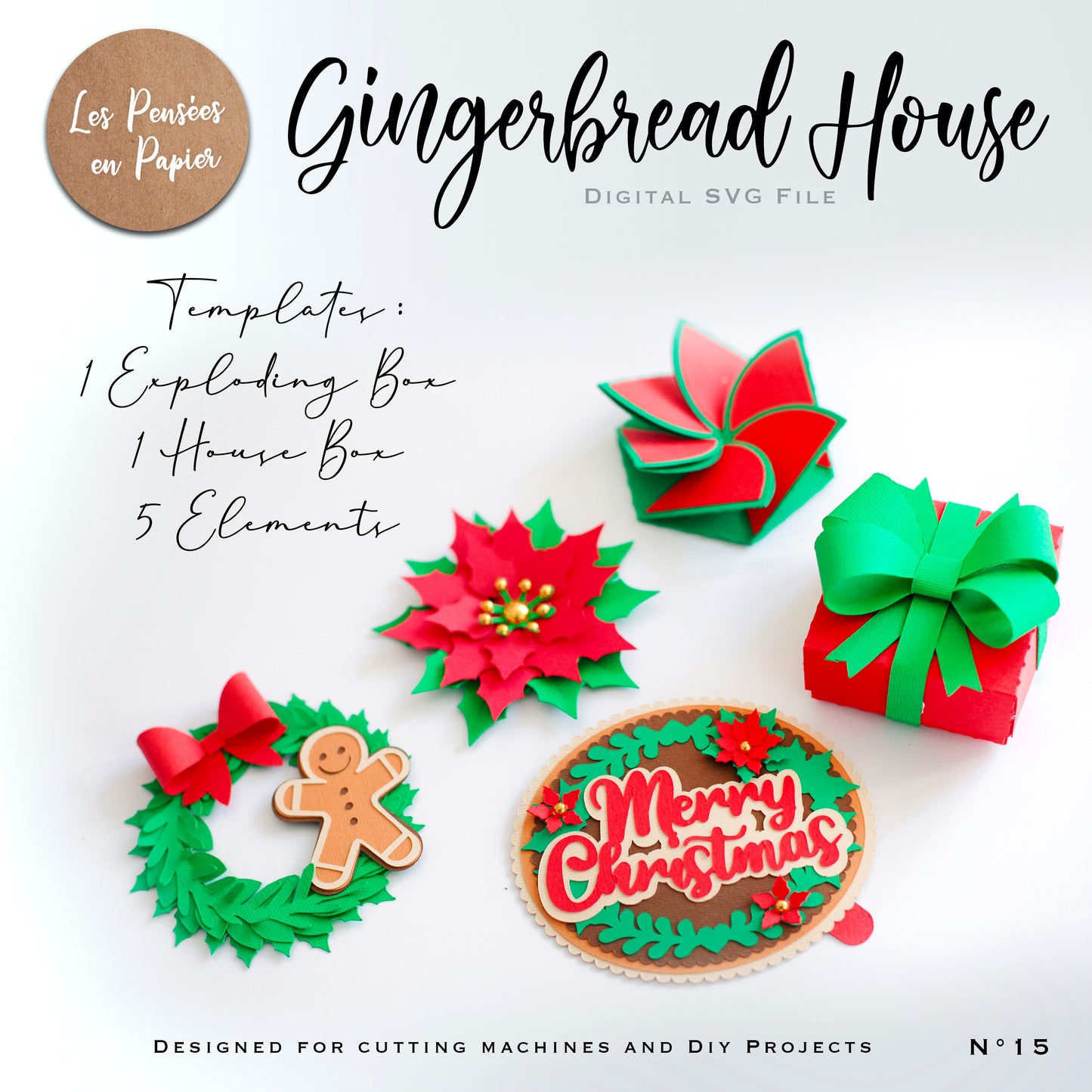 GINGERBREAD HOUSE - SVG