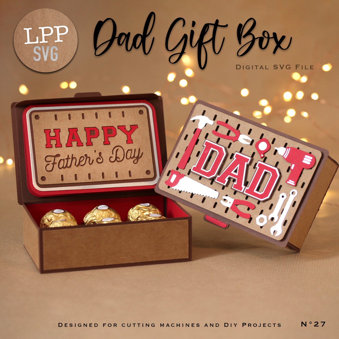 DAD GIFT BOX - SVG
