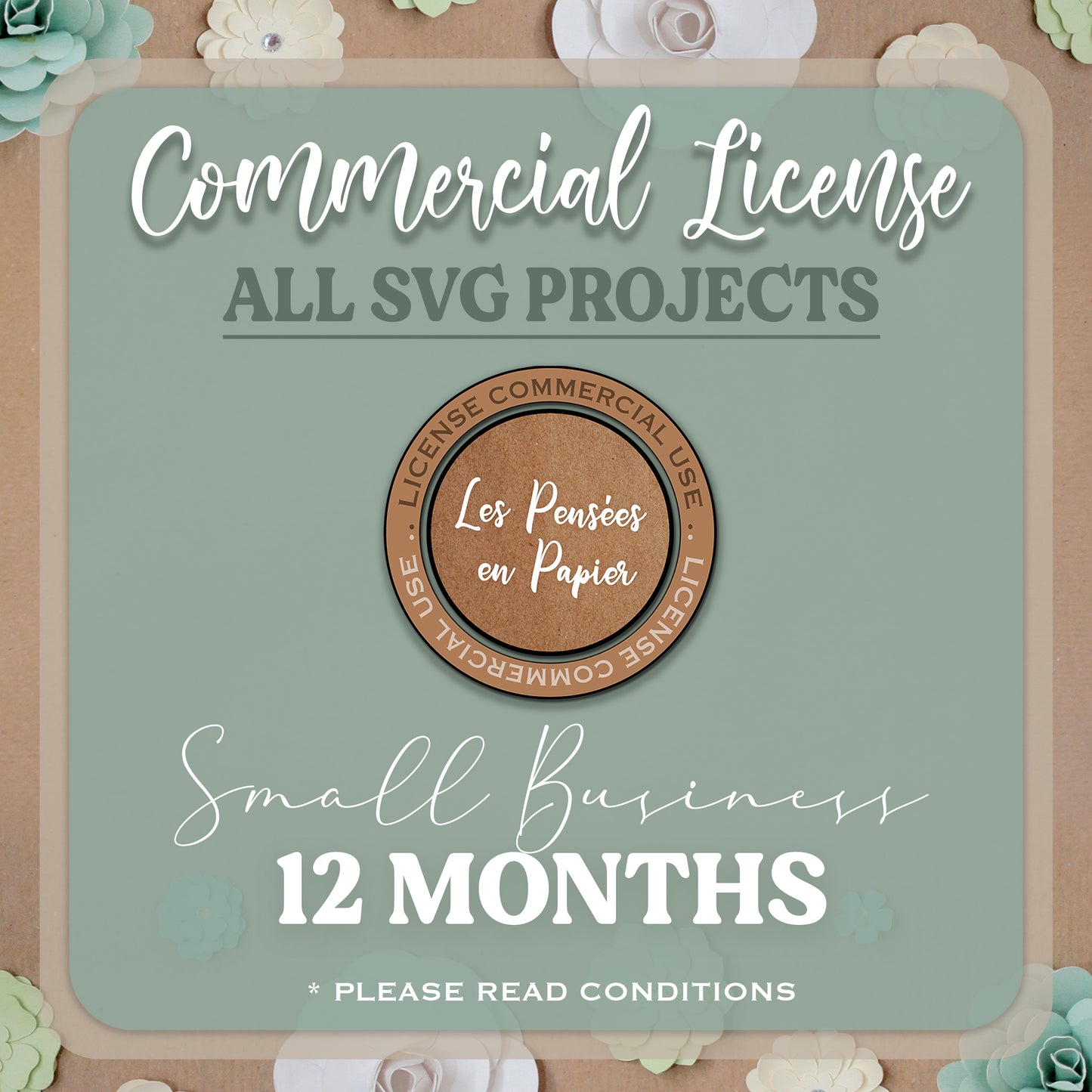 12-Month COMMERCIAL LICENSE  - ALL SVG Projects
