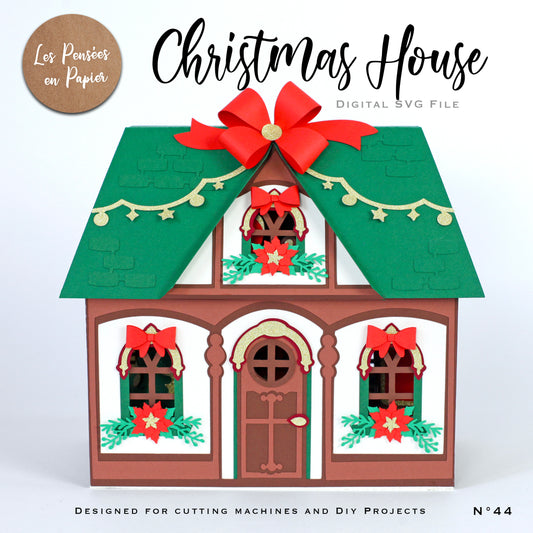 CHRISTMAS HOUSE - SVG
