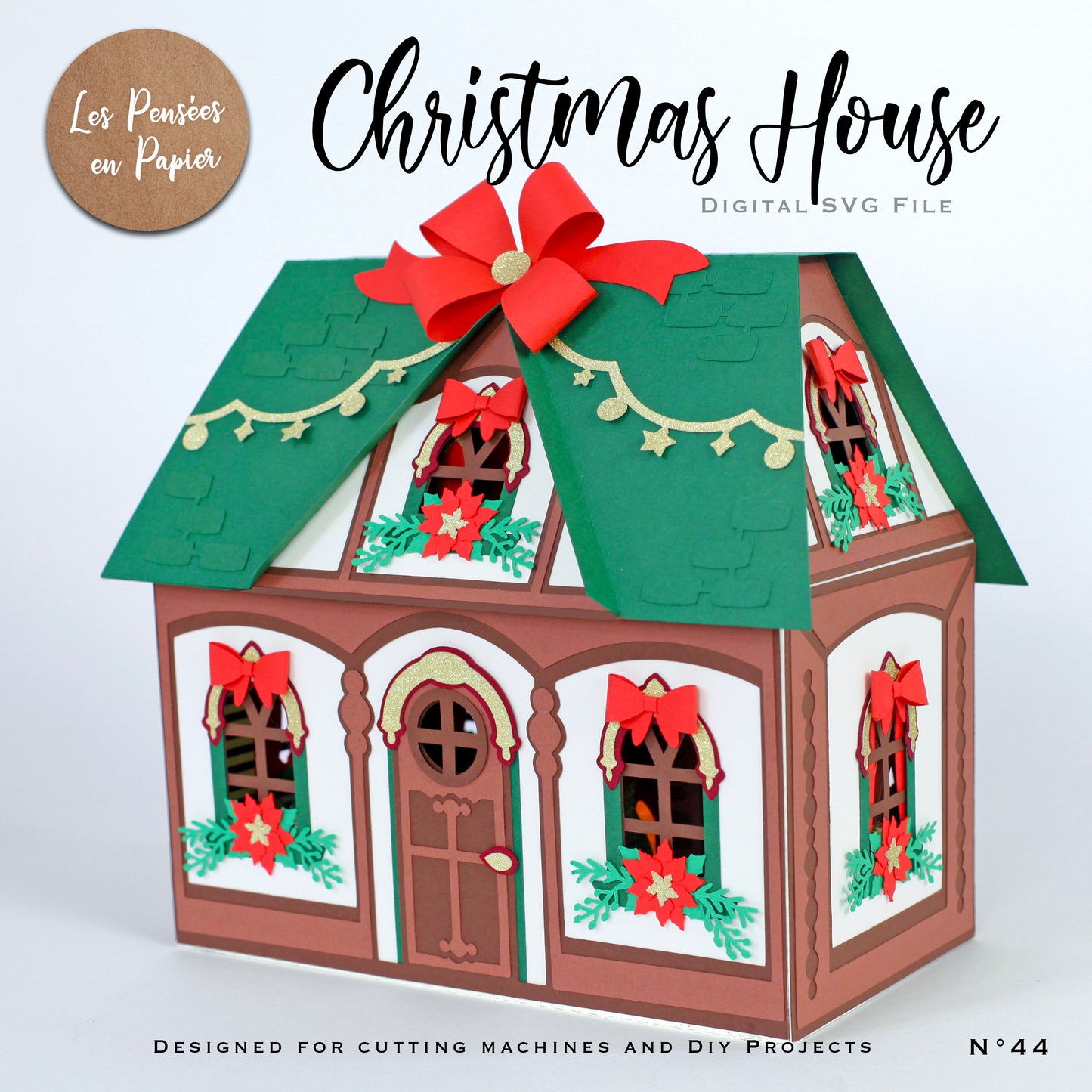 CHRISTMAS HOUSE - SVG