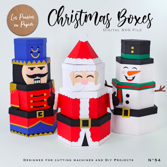 CHRISTMAS BOXES - SVG