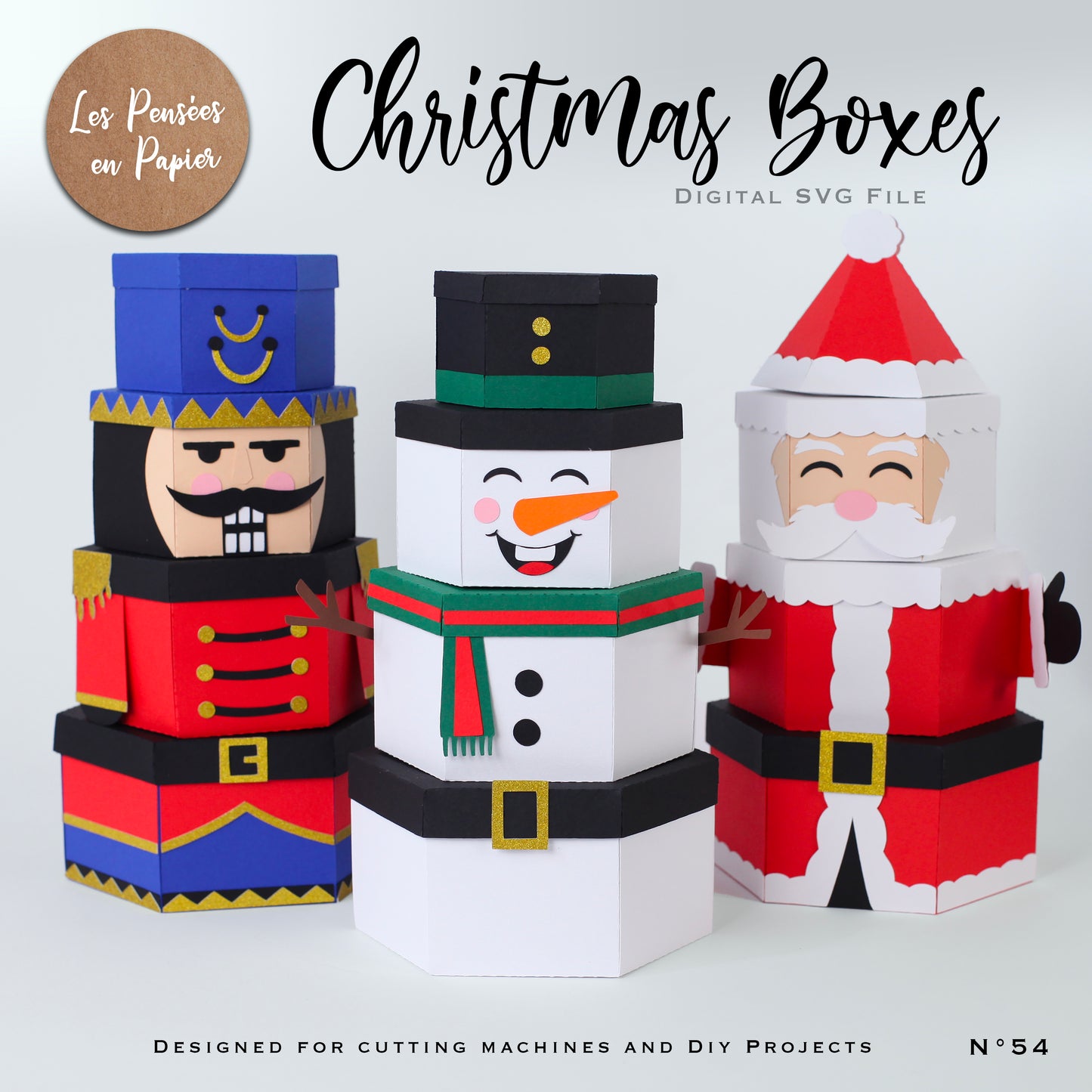 CHRISTMAS BOXES - SVG