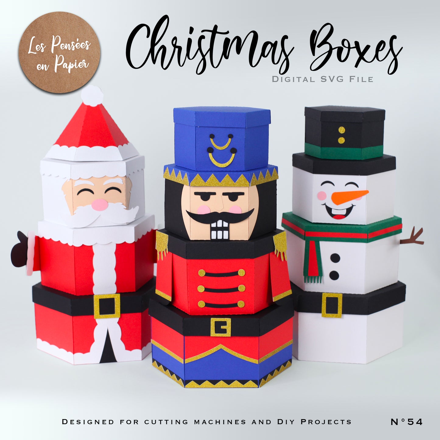 CHRISTMAS BOXES - SVG