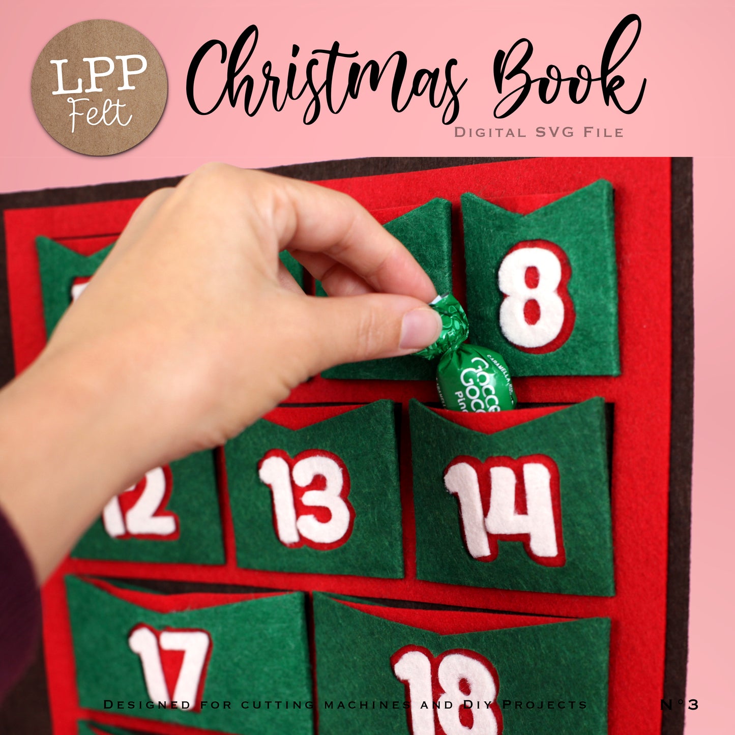 FELT CHRISTMAS BOOK - SVG