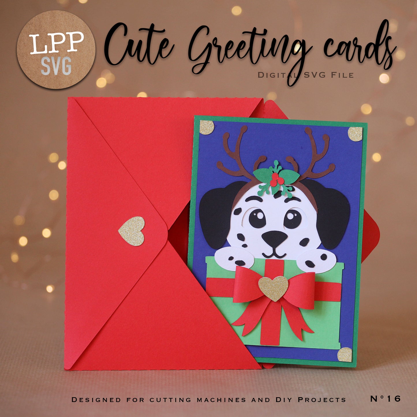 CUTE GREETING CARDS - SVG
