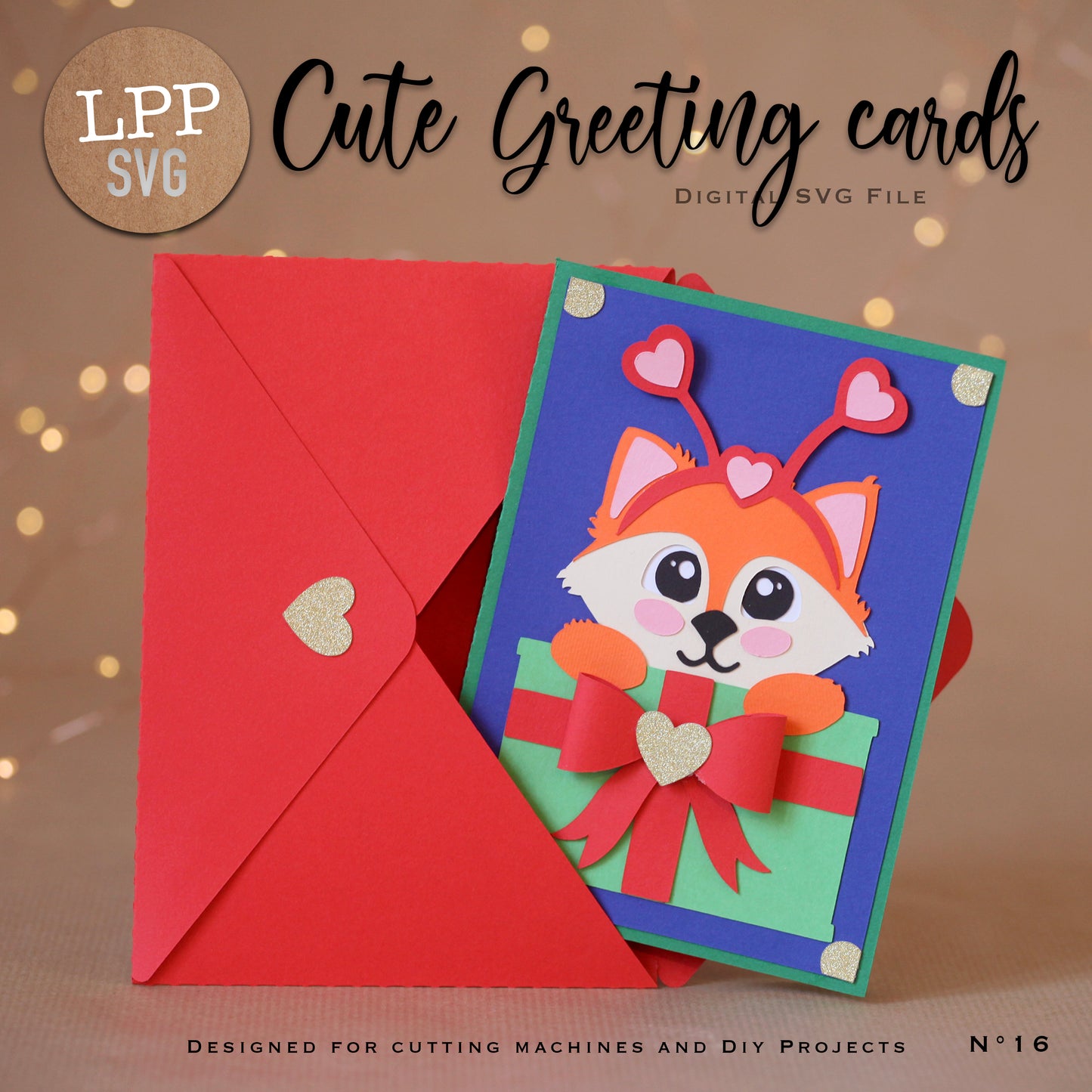 CUTE GREETING CARDS - SVG