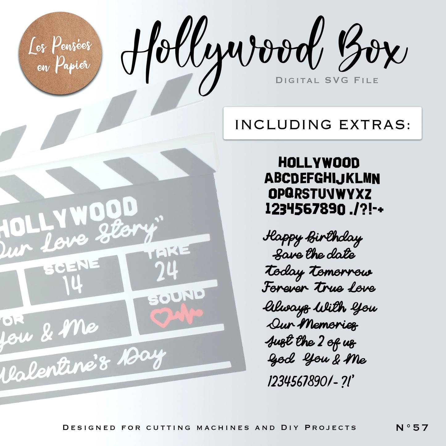 HOLLYWOOD BOX - SVG