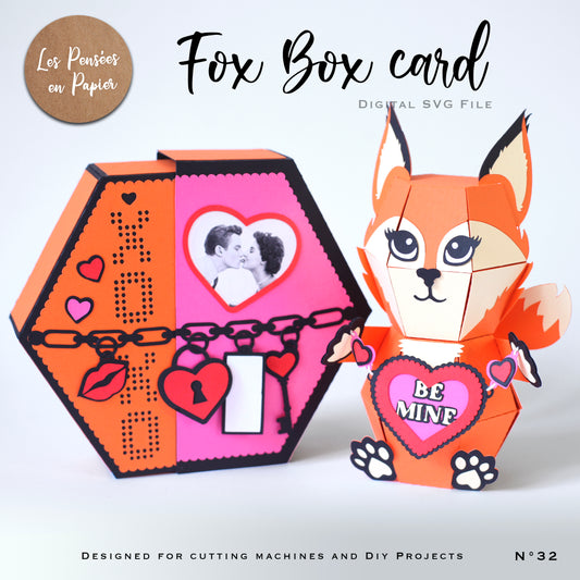 FOX BOX CARD - SVG