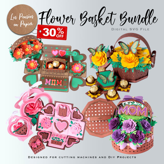 30% OFF - FLOWER BASKET BUNDLE