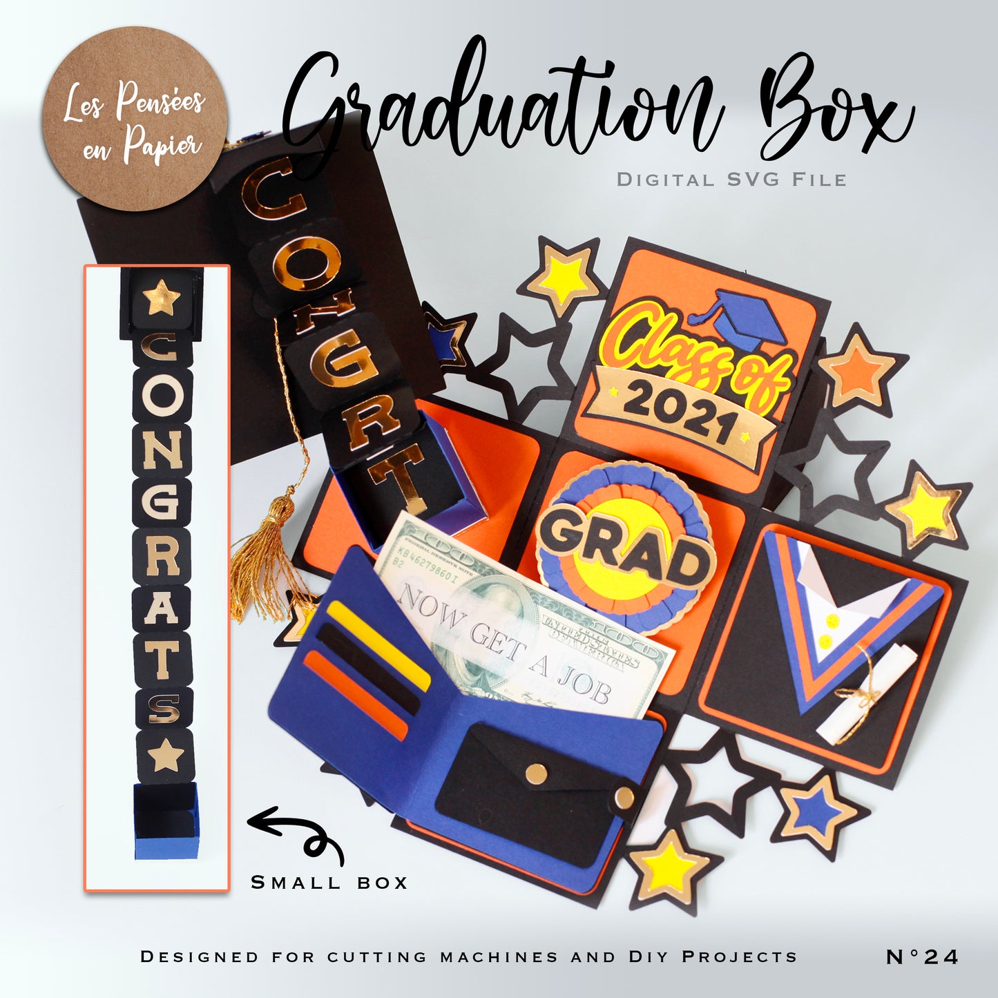 GRADUATION BOX - SVG
