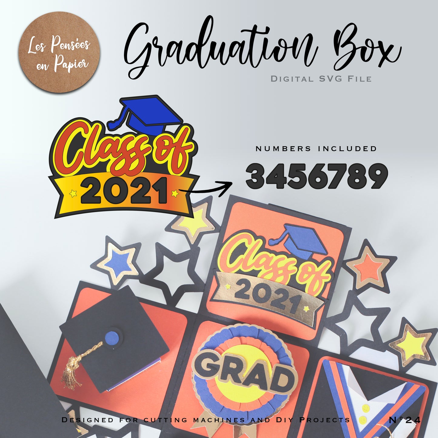 GRADUATION BOX - SVG