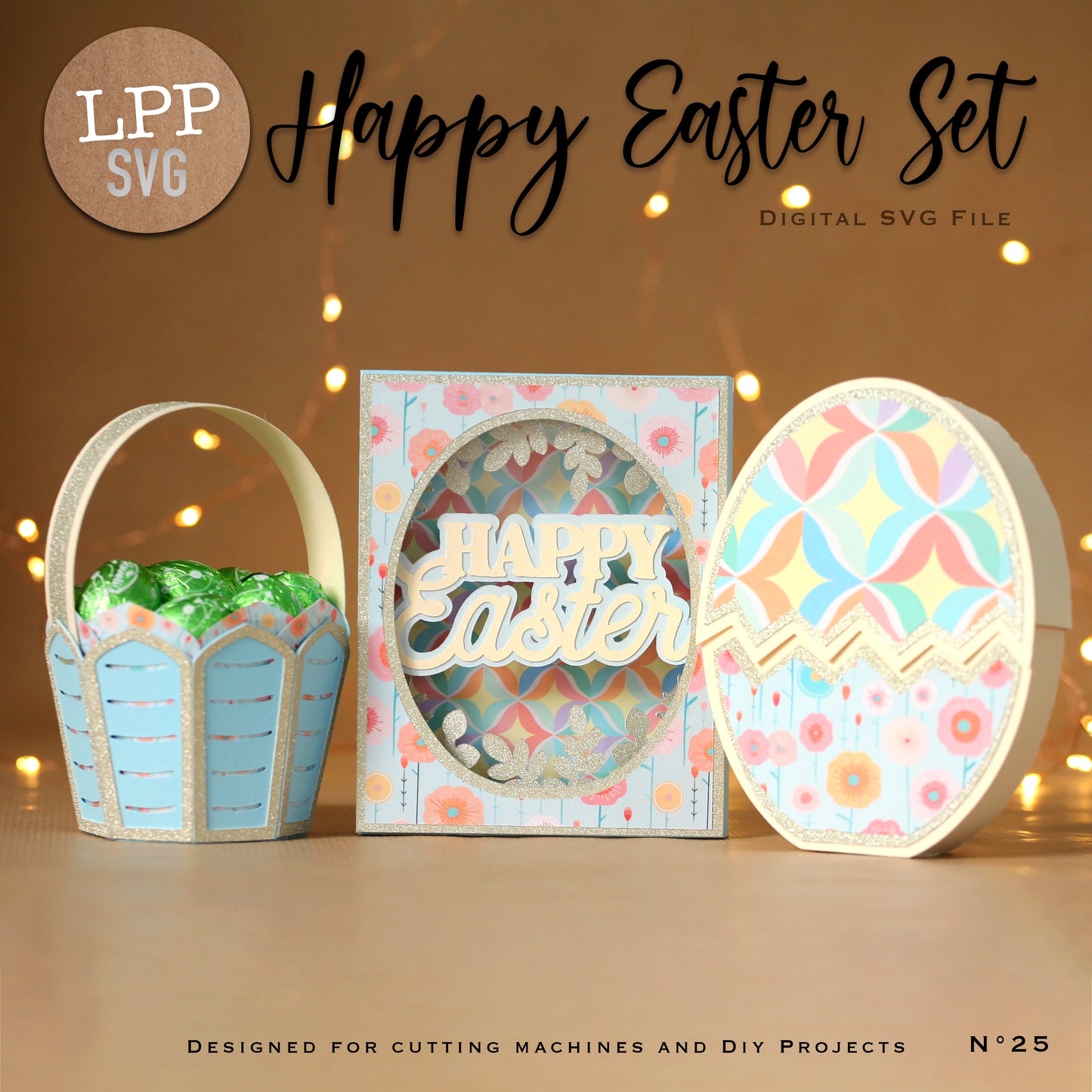 HAPPY EASTER SET - SVG