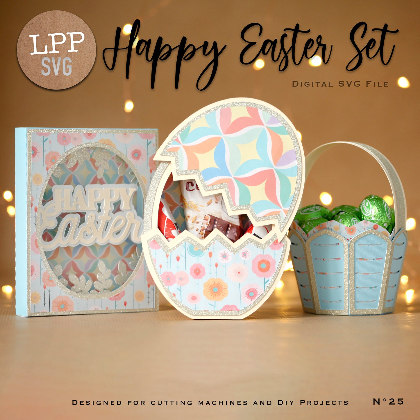 HAPPY EASTER SET - SVG