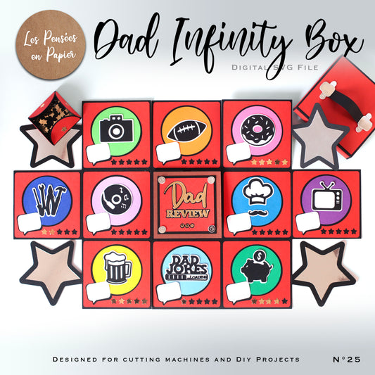 DAD INFINITY BOX - SVG
