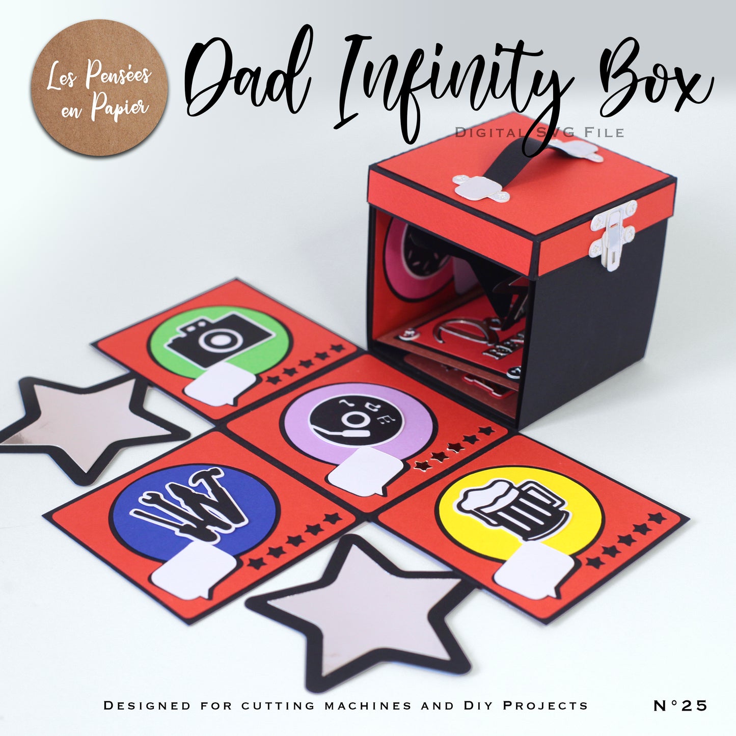 DAD INFINITY BOX - SVG