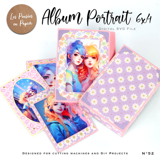 ALBUM PORTRAIT 6x4 - SVG