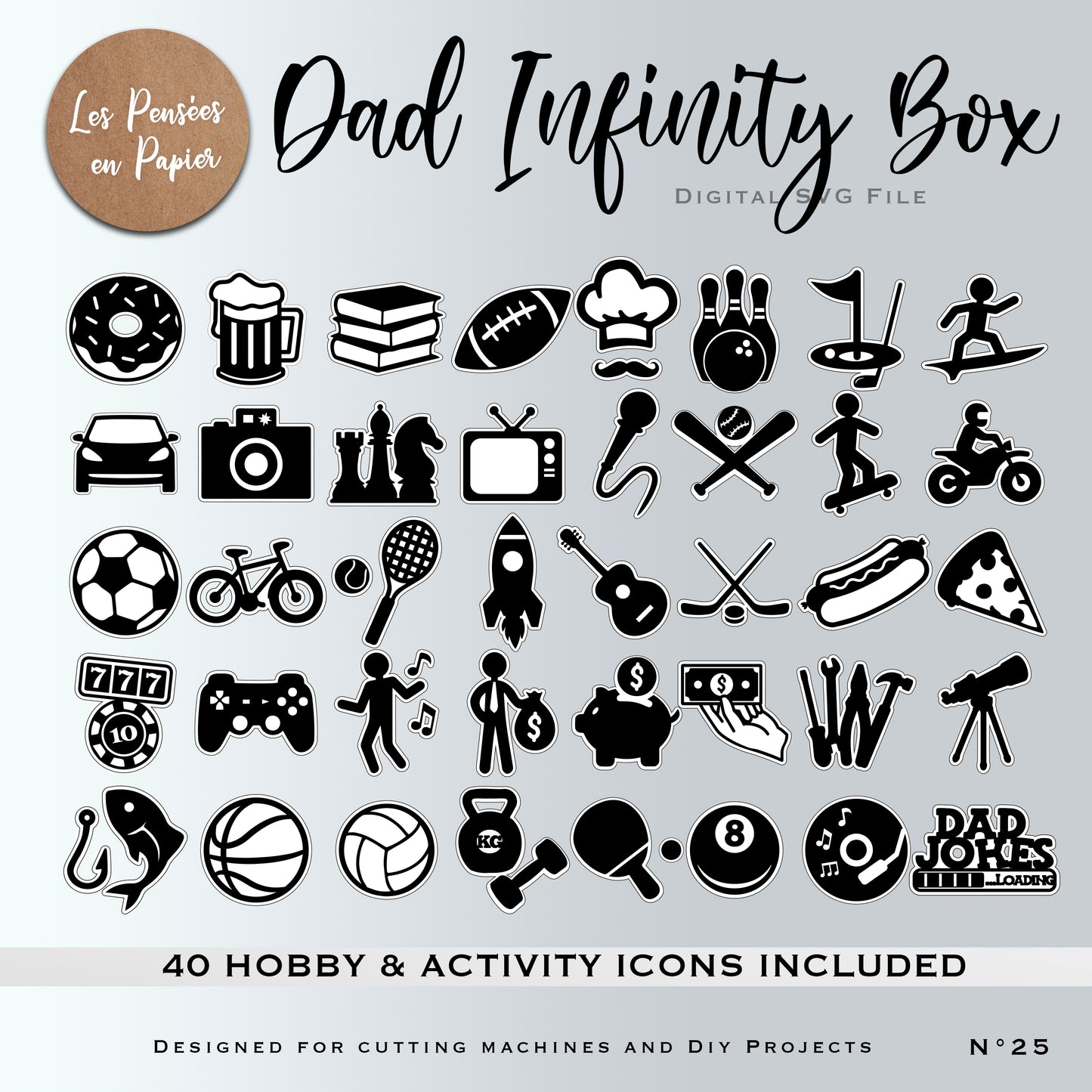 DAD INFINITY BOX - SVG