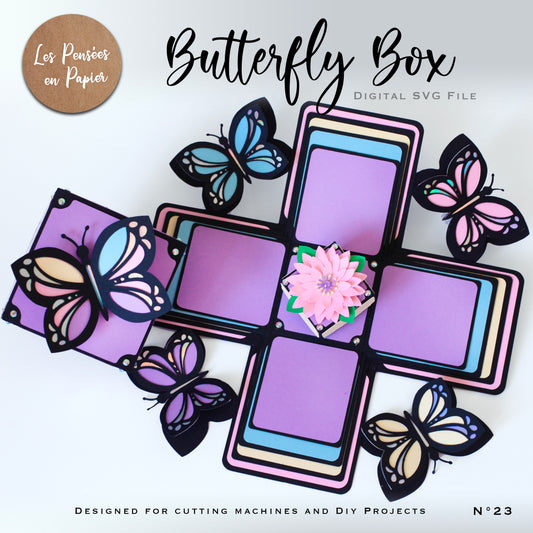 BUTTERFLY BOX - SVG